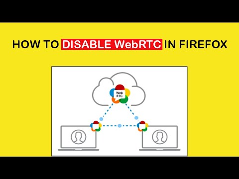 howo to disable webrtc on firefox focus android