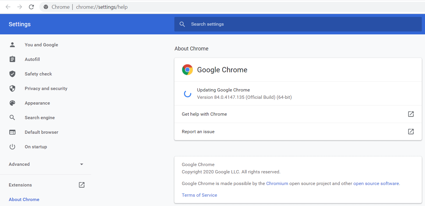 1. Update browser - Chrome high CPU