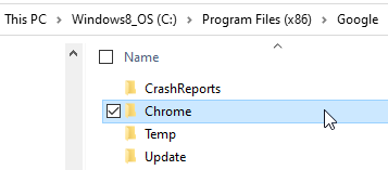 Uninstall Google Chrome completely on Windows - delete chrome folder