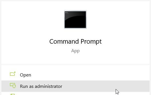 how to see incognito history - step 3 command prompt open as administrator