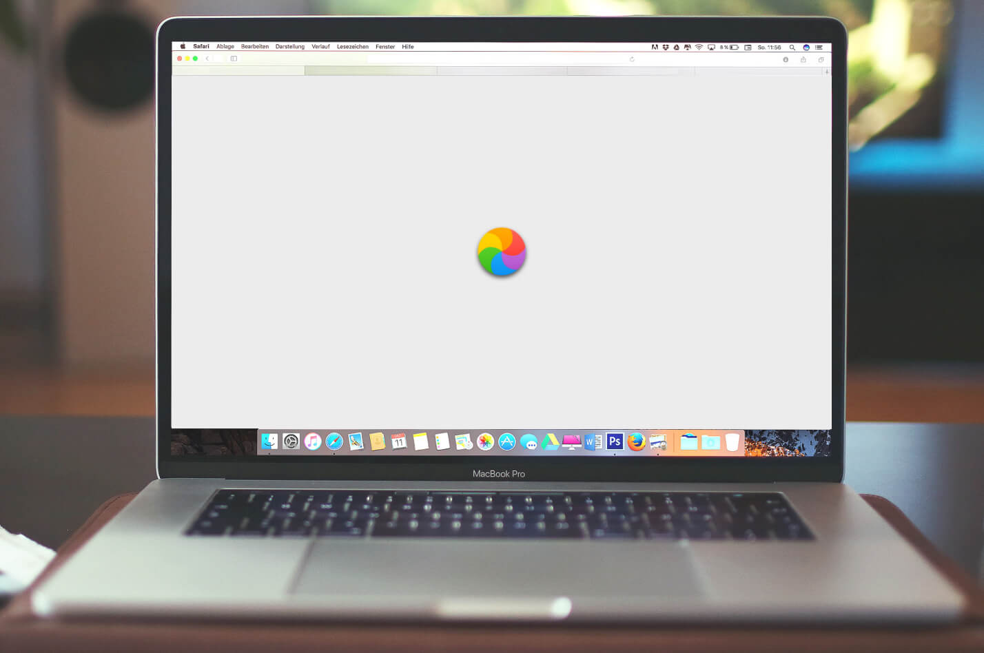 How to stop spinning color wheel on Mac