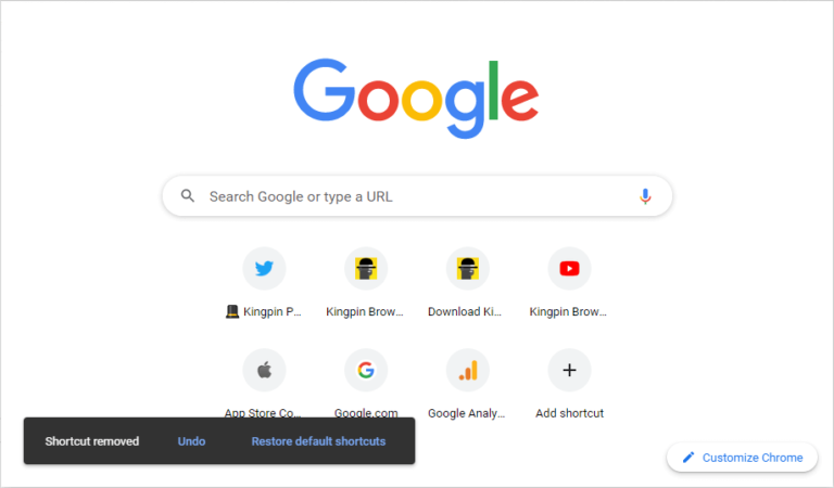 chrome tab browser unlisted